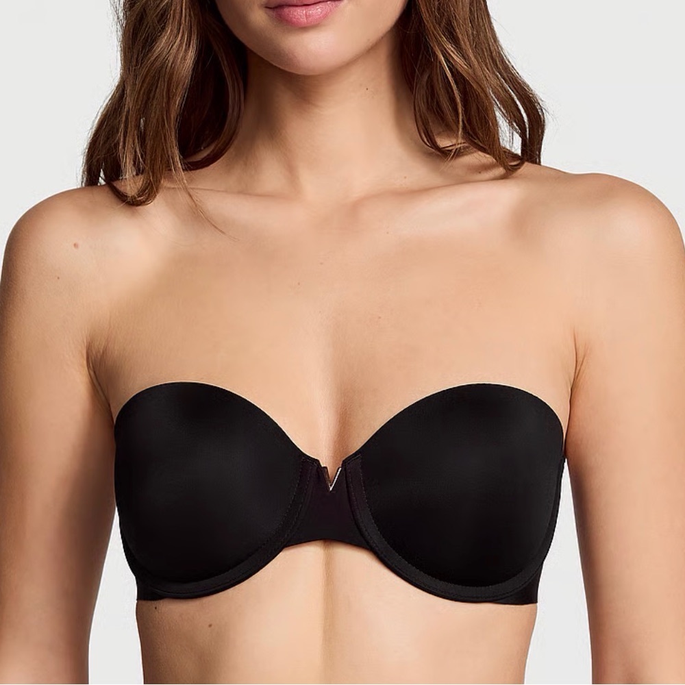 Victoria's Secret Black Strapless Bra